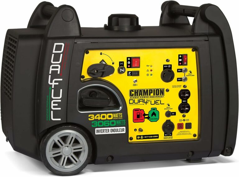 Champion 3400W Dual Fuel Portable Generator